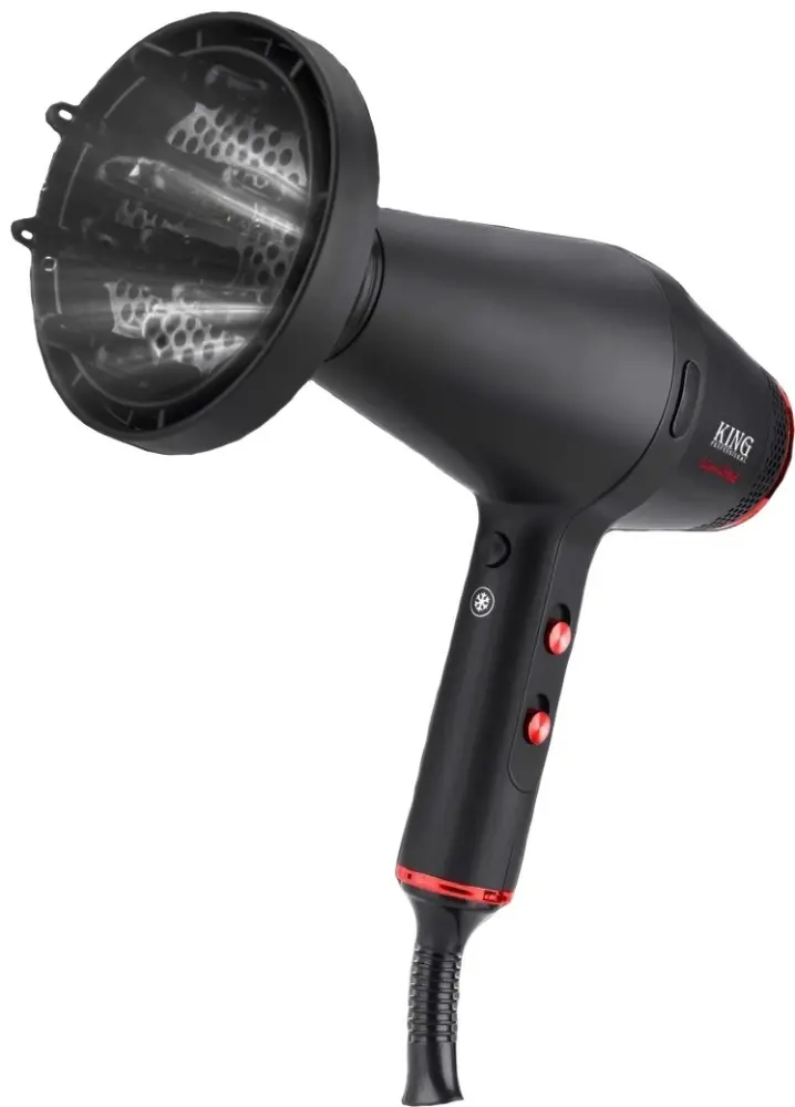 King Professional KP-6010 фен черный купить,NaN
