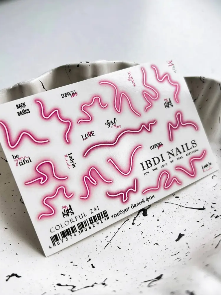IBDI Nails слайдеры Colorful №241 1 шт купить,NaN