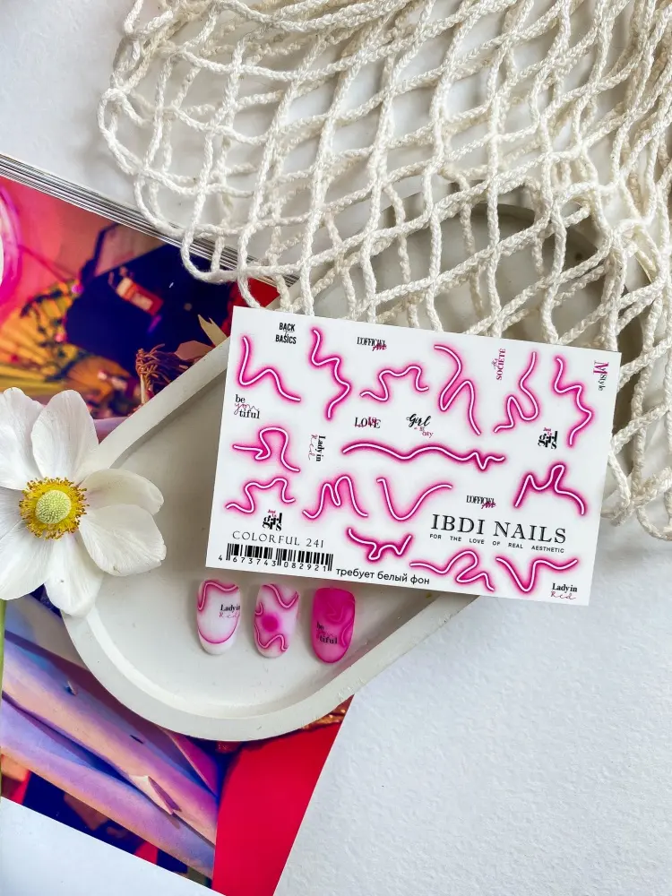 IBDI Nails слайдеры Colorful №241 1 шт купить,NaN
