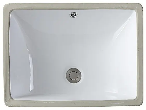 Раковина Saniteco SANITECO SA-0040 накладная прямоугольная 60х40 см, фаянс купить,NaN