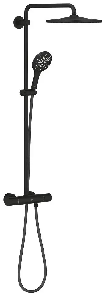 Grohe душевая стойка Rainshower SmartActive 310 22119KF0 фантомный чёрный купить,NaN