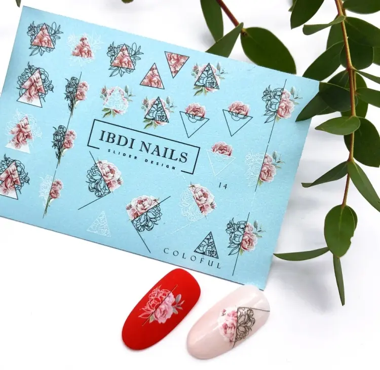 IBDI Nails слайдеры COLORFUL 014 1 шт купить,NaN
