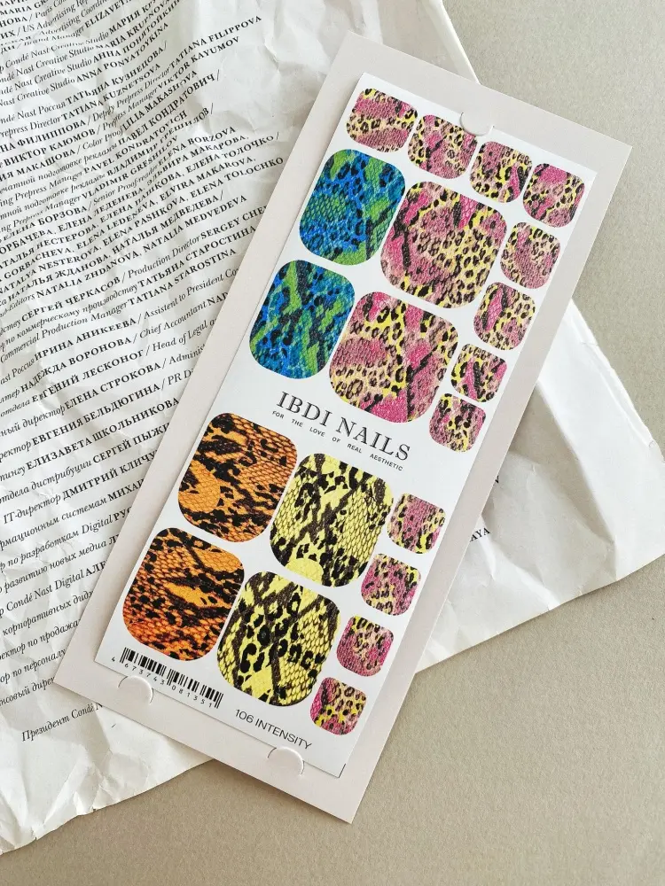IBDI Nails пленки 106 INTENSITY 1 шт купить,NaN