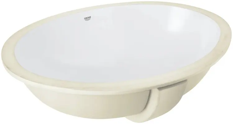 Раковина Grohe BauCeramic подстольная овальная 56х42 см, фарфор купить,NaN