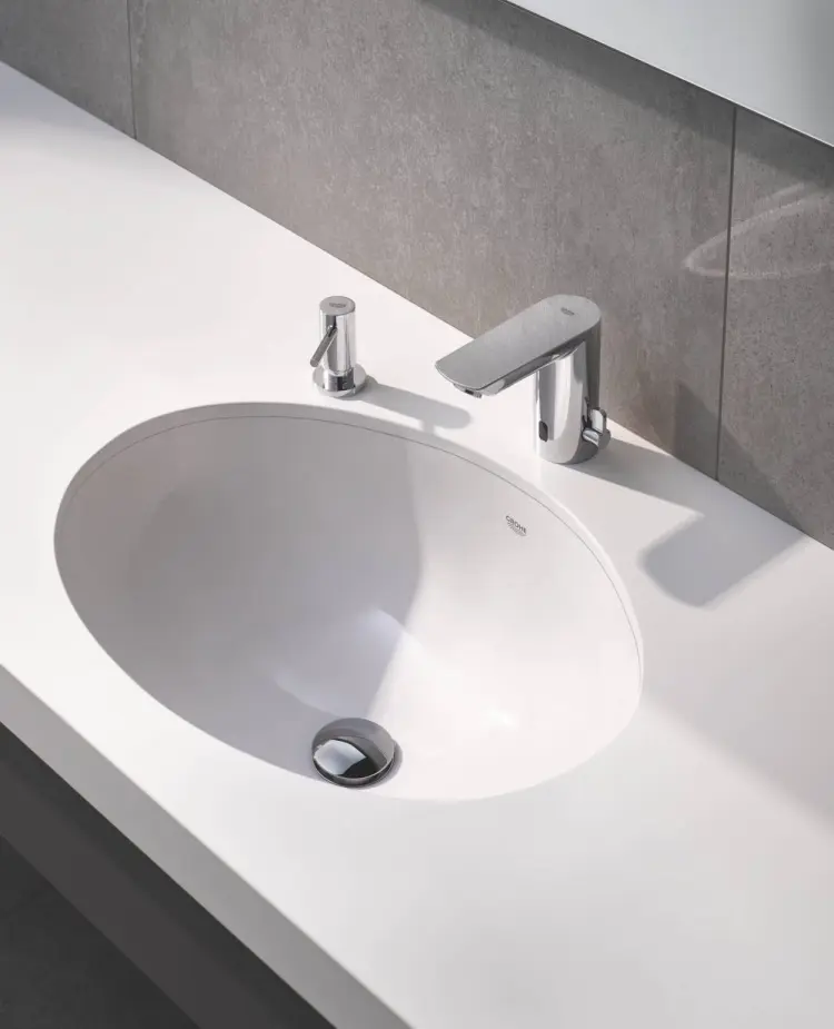 Раковина Grohe BauCeramic подстольная овальная 56х42 см, фарфор купить,NaN