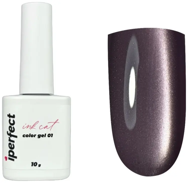 Iperfect гель-лак Ink cat color gel 01 камуфлирующее 10 мл купить,NaN