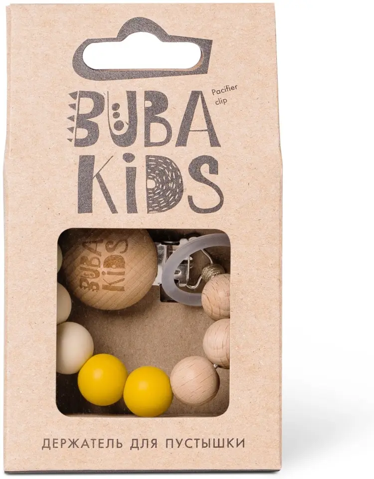 Держатель для пустышки BUBA KIDS Мэри Шалфей и Горчица купить,NaN