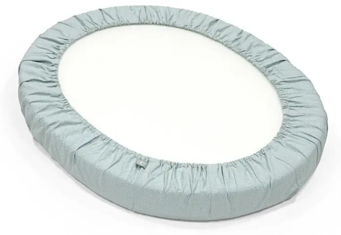 Простыня Stokke 599502, хлопок, голубой купить,NaN