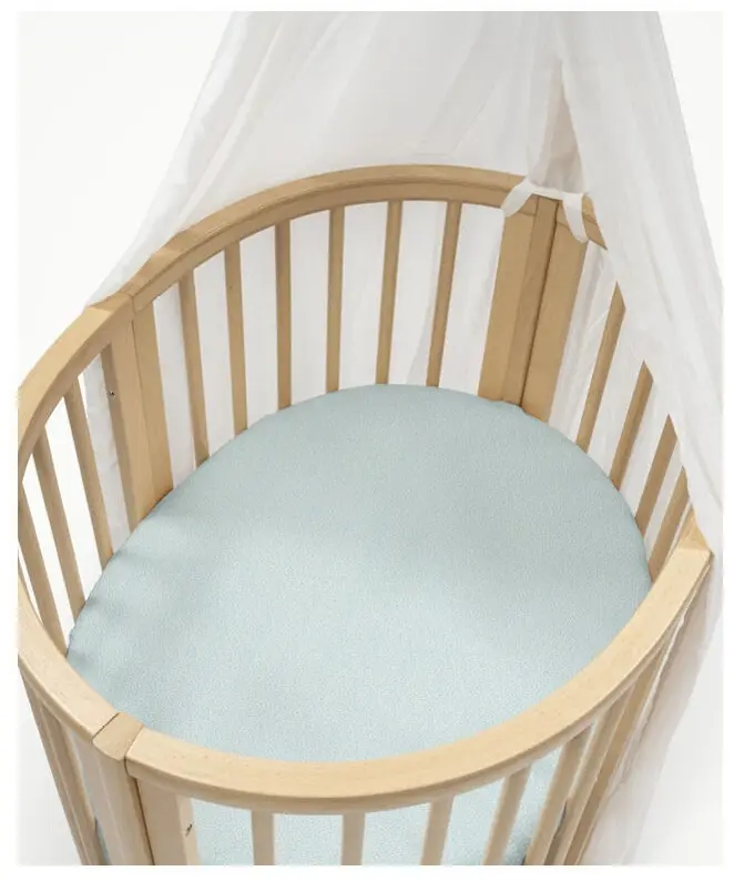 Простыня Stokke 599502, хлопок, голубой купить,NaN
