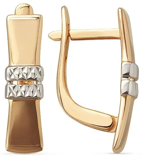 Серьги КРИСТАЛЛ NK08100226773 вес 2.28 г золото, без вставок купить,155040