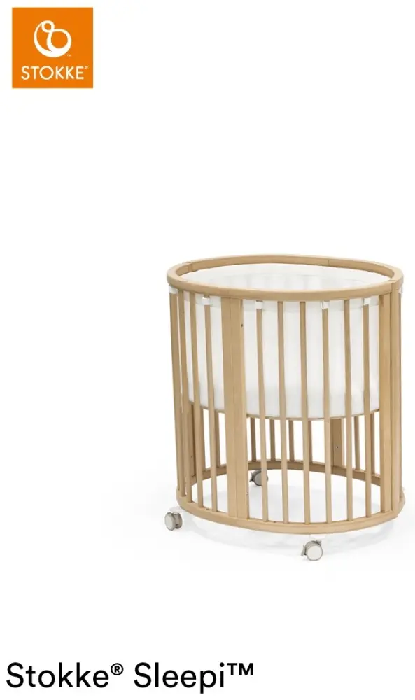 Сетчатый бортик для кровати Stokke Sleepi Mini Mesh Liner 598901, белый