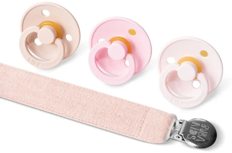 Держатель пустышки BUBA KIDS из крапивы Рами Зефир купить,NaN