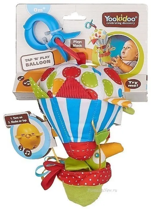 Игрушка-подвеска Yookidoo Воздушный шар купить,NaN