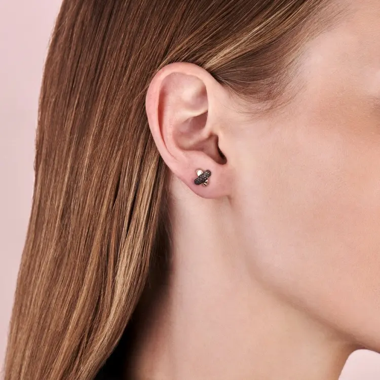 Серьги Tirisi TM7036-1PS(2P) вес 0.79 г золото-серебро, сапфир купить,385000