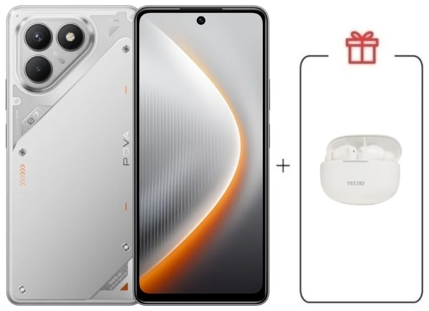 Смартфон Tecno Pova 7 Neo 8/128GB Magic Silver + подарок купить,NaN