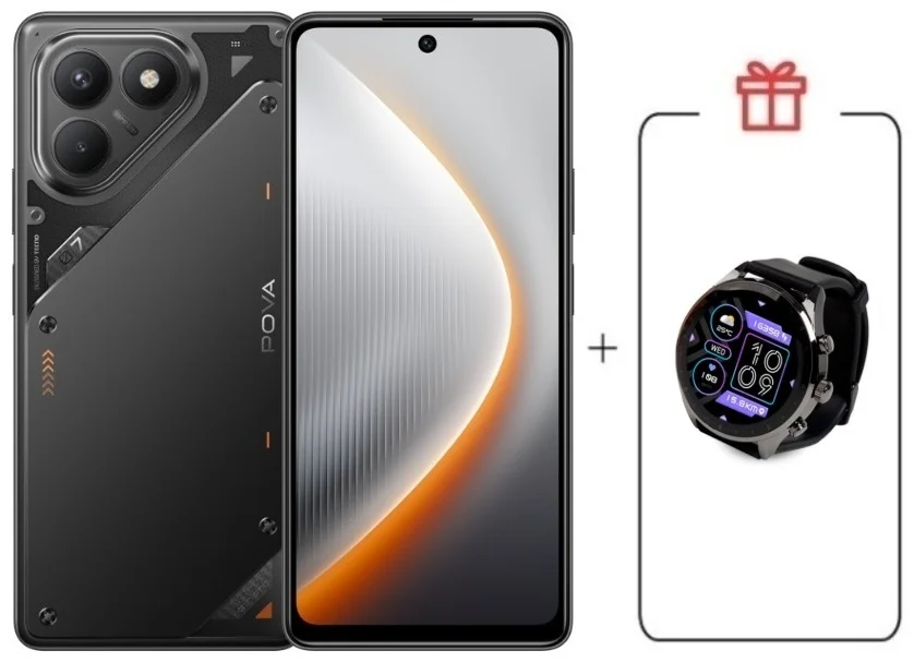 Смартфон Tecno Pova 7 Neo 8/128GB Geek Black + подарок купить,NaN