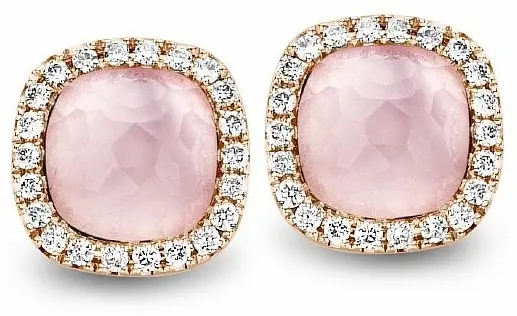 Серьги Tirisi TE9226PQP вес 3.09 г золото, бриллиант, кварц купить,848000