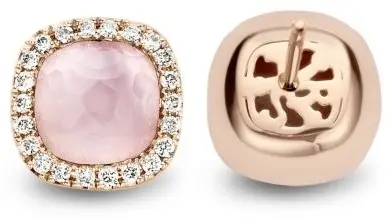 Серьги Tirisi TE9226PQP вес 3.09 г золото, бриллиант, кварц купить,848000