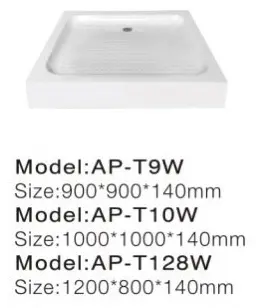 Душевой поддон Appolo AP-T10W 100x100 низкий