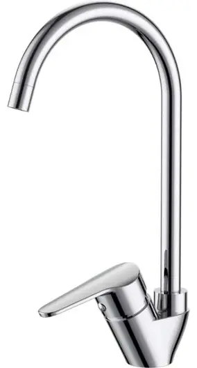 Смеситель для кухни VODA Breeze BZ519, пластик, цвет серебряный купить,NaN