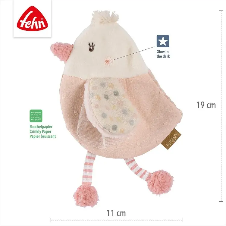 Игрушка-мялка Fehn Птичка купить,NaN