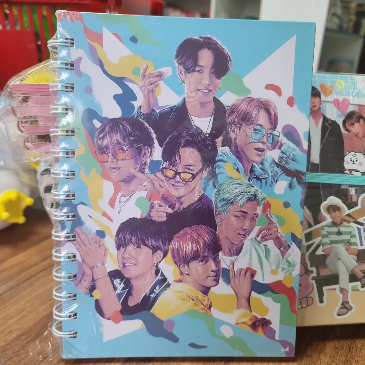 Блокнот А5 BTS, A5, 80 л, мультиколор купить,NaN