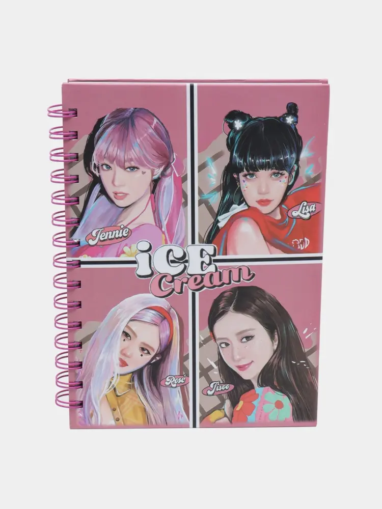 Блокнот Blackpink , A5, 80 л, мультиколор купить,NaN