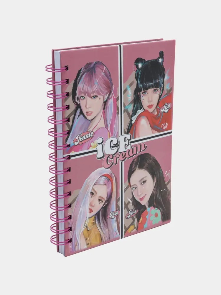 Блокнот Blackpink , A5, 80 л, мультиколор купить,NaN