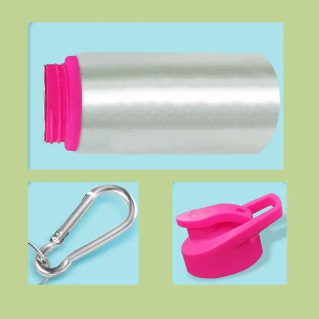 Бутылка DIY 0.5 л зеленый, крышка с трубочкой, пластик купить,NaN