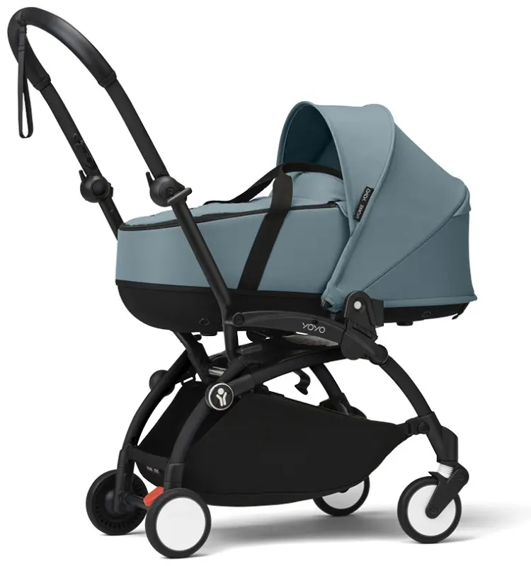 Коляска универсальная 2 в 1 Stokke YOYO3 646407/646002, черный, голубой