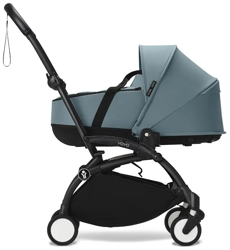 Коляска универсальная 2 в 1 Stokke YOYO3 646407/646002, черный, голубой