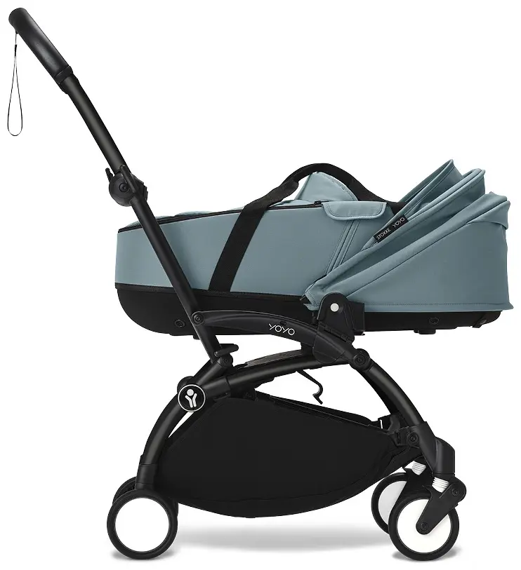 Коляска универсальная 2 в 1 Stokke YOYO3 646407/646002, черный, голубой