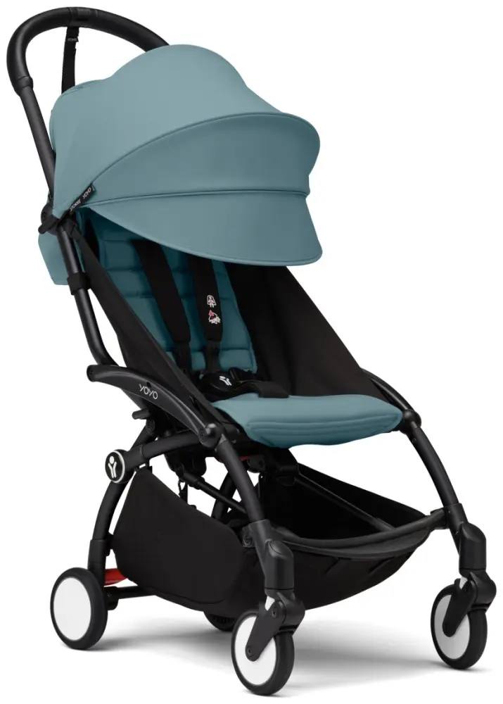 Коляска универсальная 2 в 1 Stokke YOYO3 646407/646002, черный, голубой