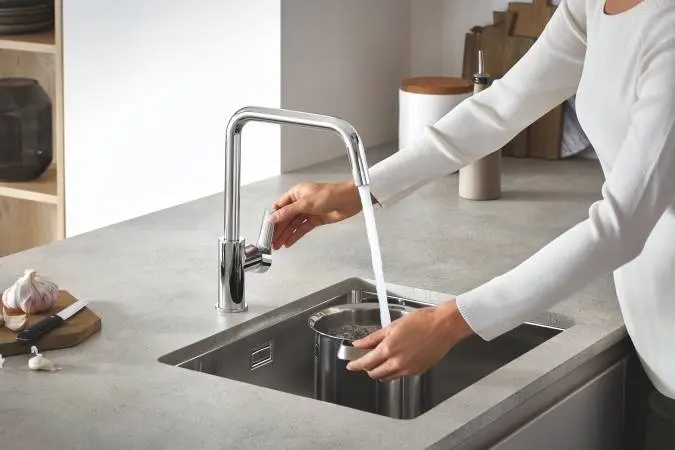 Смеситель для кухни (мойки) Grohe 30567000, однозахватный купить,NaN