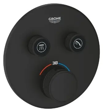 Смеситель для душа Grohe Grohtherm SmartControl 29507KF0, латунь, цвет черный купить,NaN