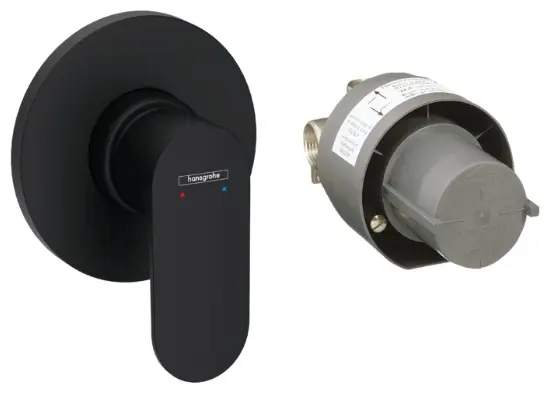 Смеситель для душа Hansgrohe 71663670, латунь, цвет черный купить,NaN