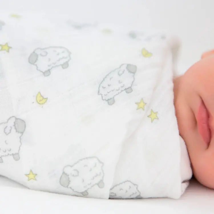 Пеленка текстильная Swaddle Designs Muslin Swaddle Single SDM-131ST, 1 шт, 115x115 см купить,NaN