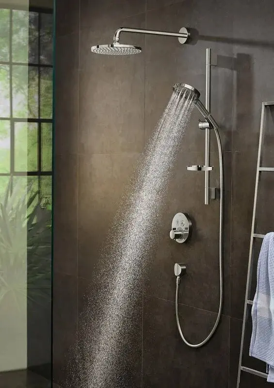 Смеситель для душа Hansgrohe ShowerSelect 15743990, латунь, цвет золотой, золотистый купить,923700