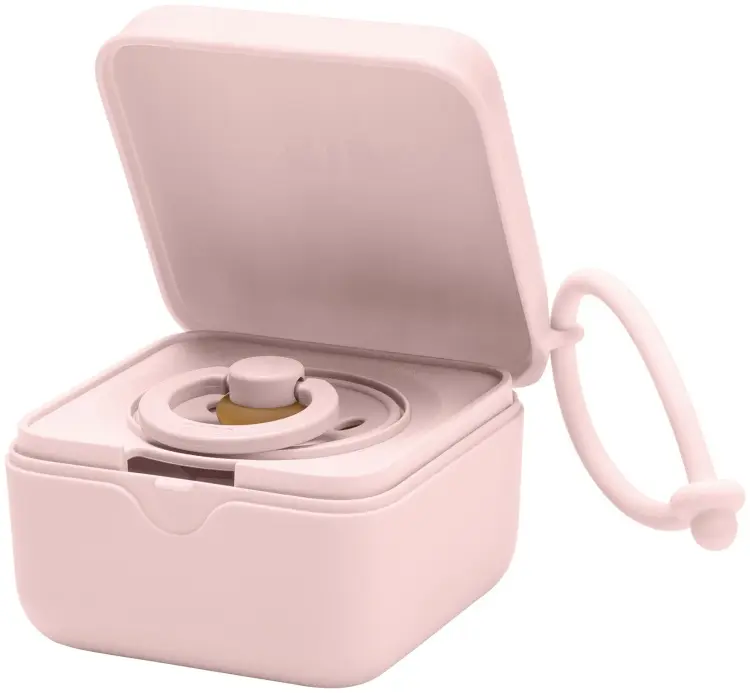 Футляр для пустышек BIBS Pacifier Box Blossom, 1 шт, розовый купить,NaN