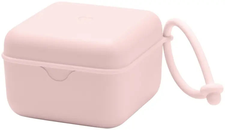 Футляр для пустышек BIBS Pacifier Box Blossom, 1 шт, розовый купить,NaN