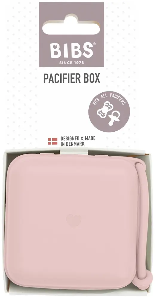 Футляр для пустышек BIBS Pacifier Box Blossom, 1 шт, розовый купить,NaN