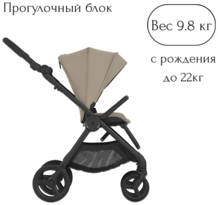 Коляска трансформер Anex IQ Basic Honey, бежевый