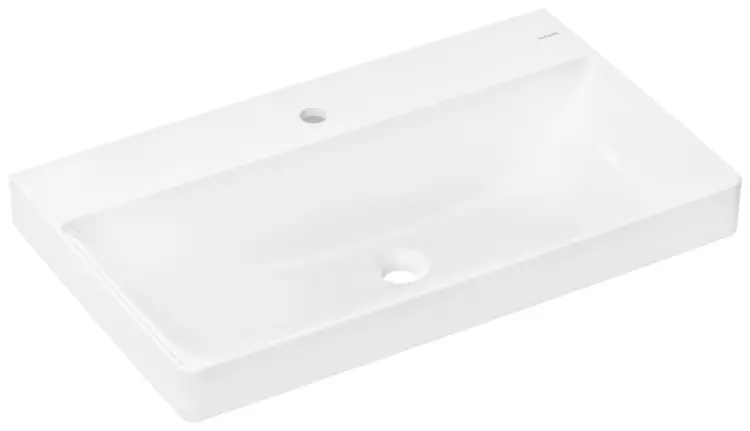 Раковина Hansgrohe Xelu Q 60318450 накладная прямоугольная 80х48 см, керамика