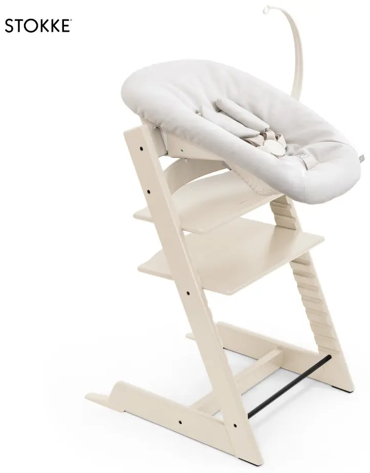 Стульчик-шезлонг Stokke Tripp Trapp Vanilla White NB 101139 белый купить,NaN