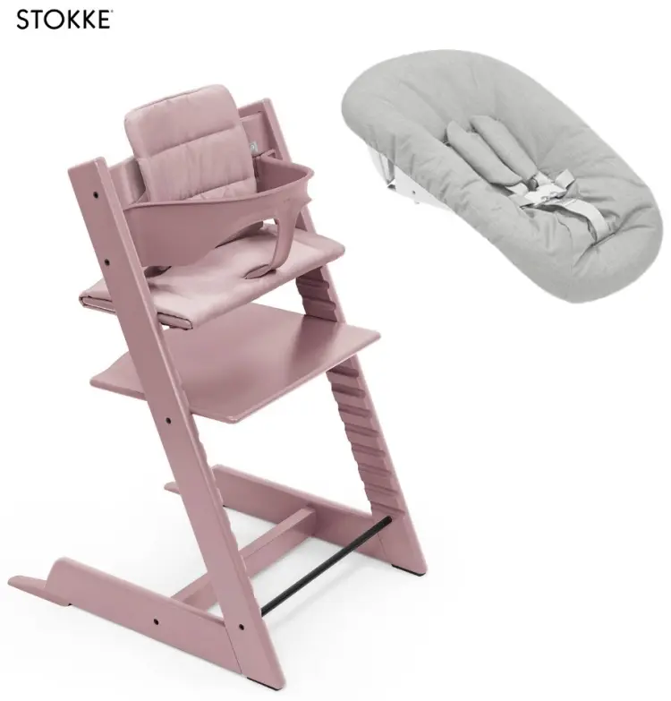 Стульчик-шезлонг Stokke Tripp Trapp Heather Mauve NB 101152 розовый купить,NaN
