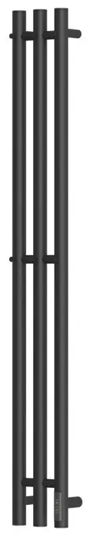 Полотенцесушитель электрический POINT Деметра PN12822B П3 120x1200 диммер справа, черный, I-образный 12x120 см купить,NaN