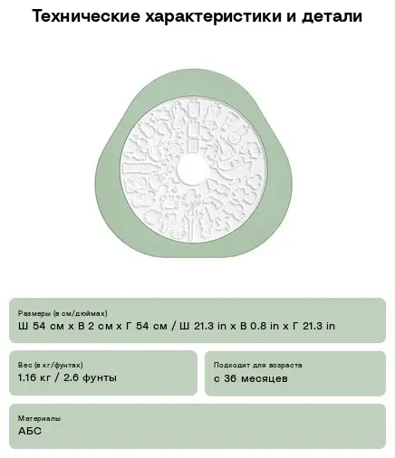 Доска для лепки Stokke MuTable Puzzle 627901 1 шт купить,NaN