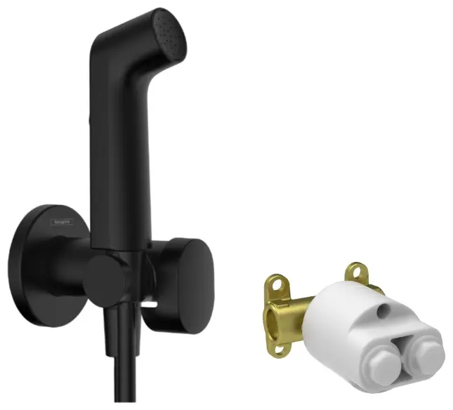 Hansgrohe гигиенический душ S 1 jet EcoSmart+ с монтажной частью (29232670), абс-пластик купить,NaN