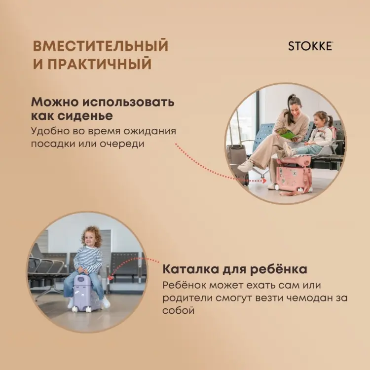 Чемодан-трансформер Stokke JetKids BedBox ABS-пластик 19 л морская волна купить,NaN