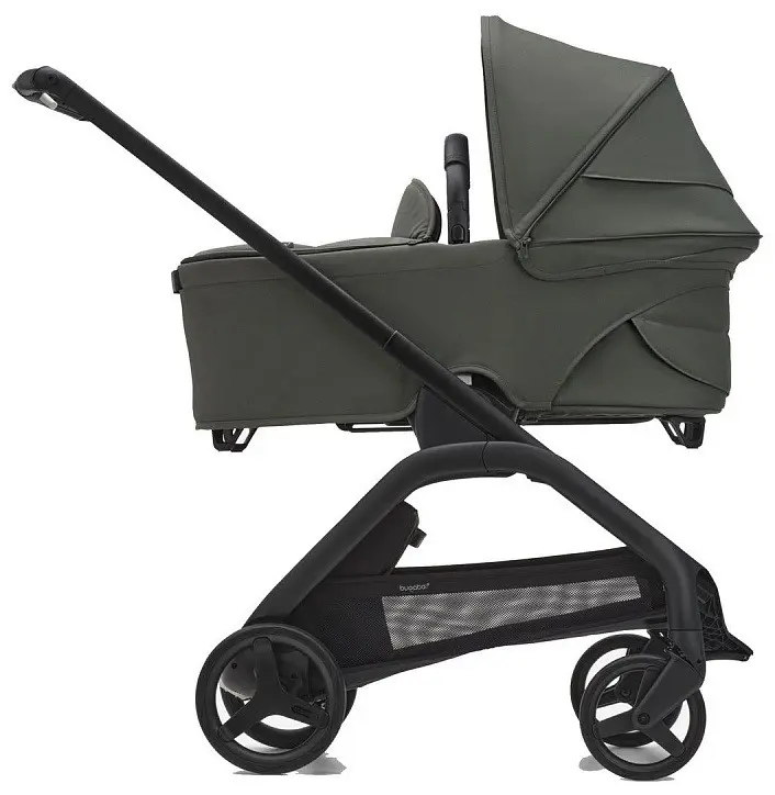 Коляска универсальная 2 в 1 Bugaboo Dragonfly, черный, зеленый
